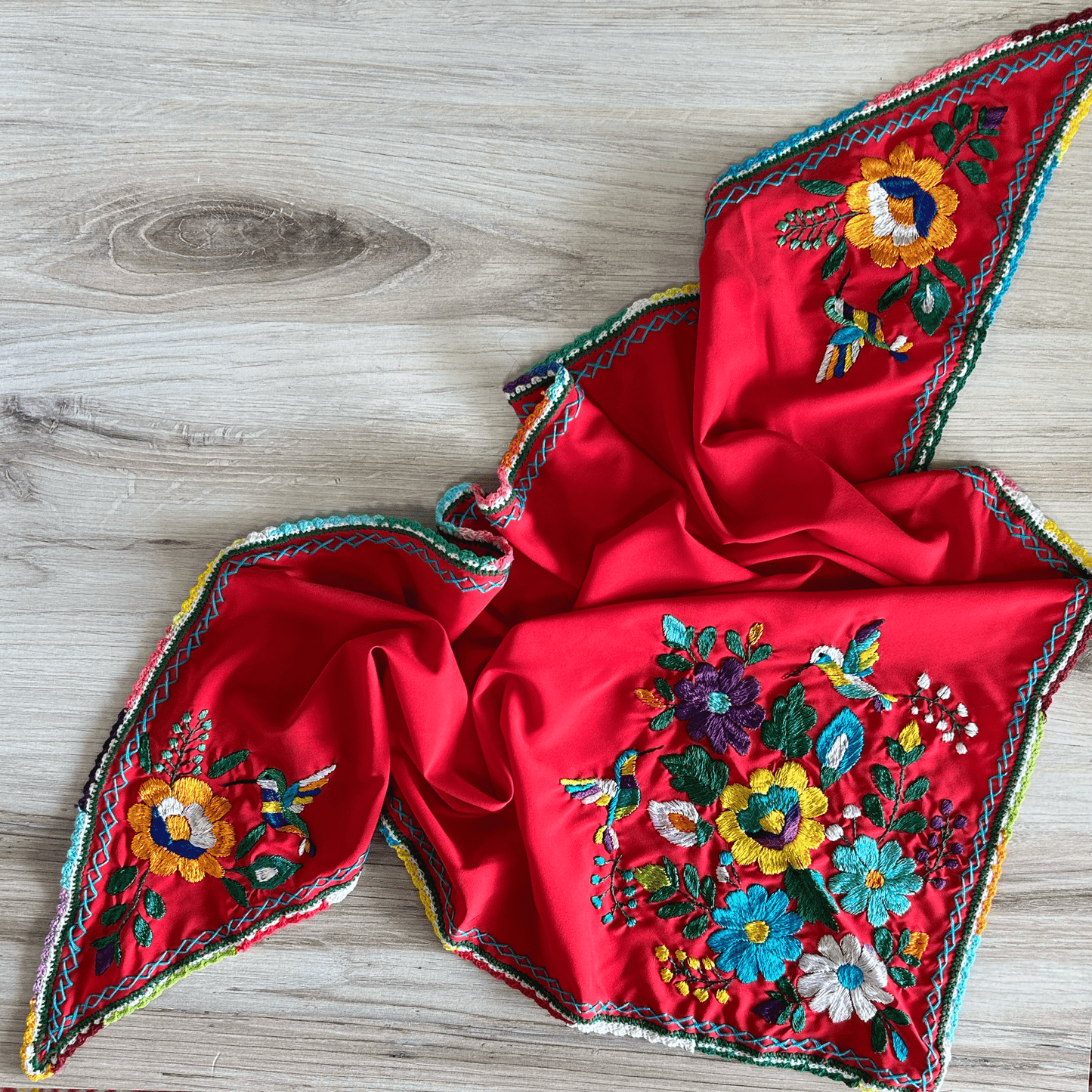 Mexican Embroidered Bandana