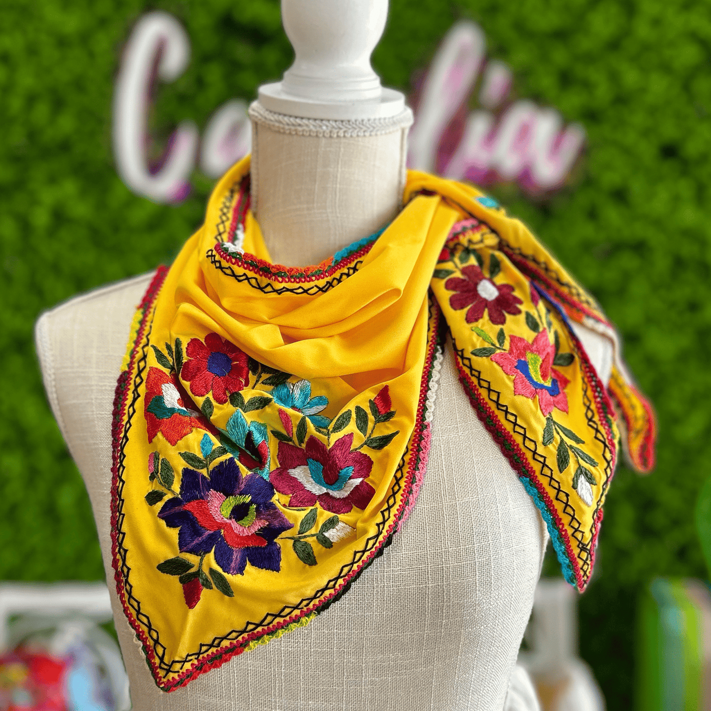 Mexican Embroidered Bandana