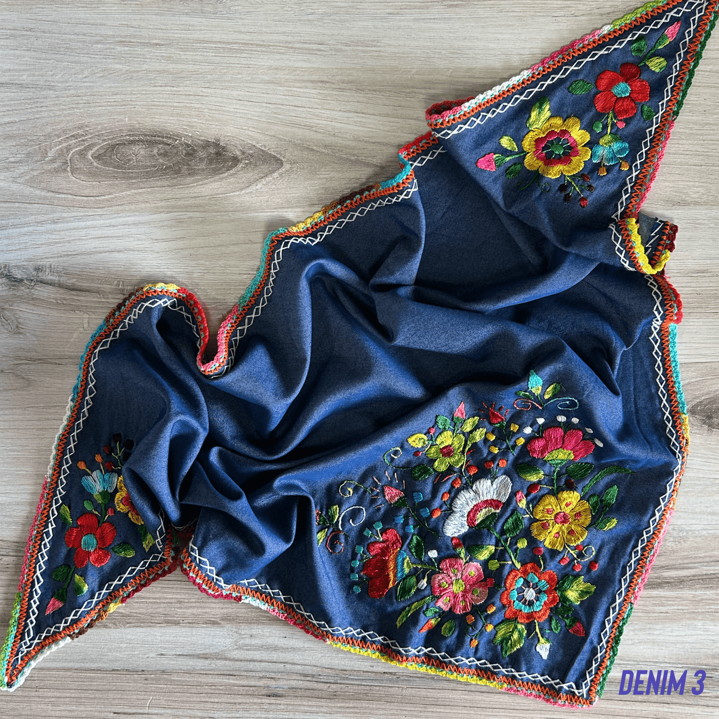 Mexican Embroidered Bandana