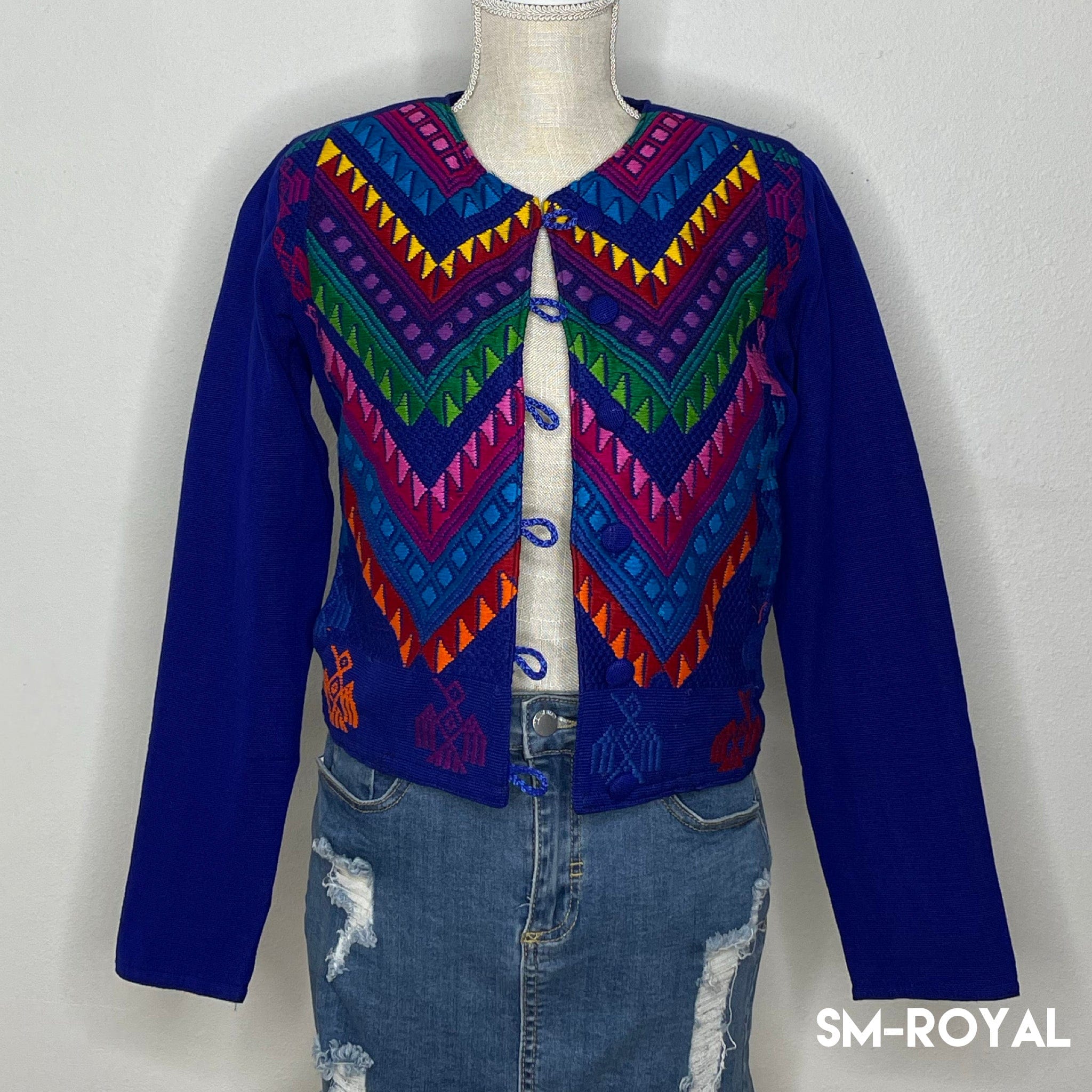 Mexican Embroidered Bolero Jacket - Maya – Camelia Mexican Boutique