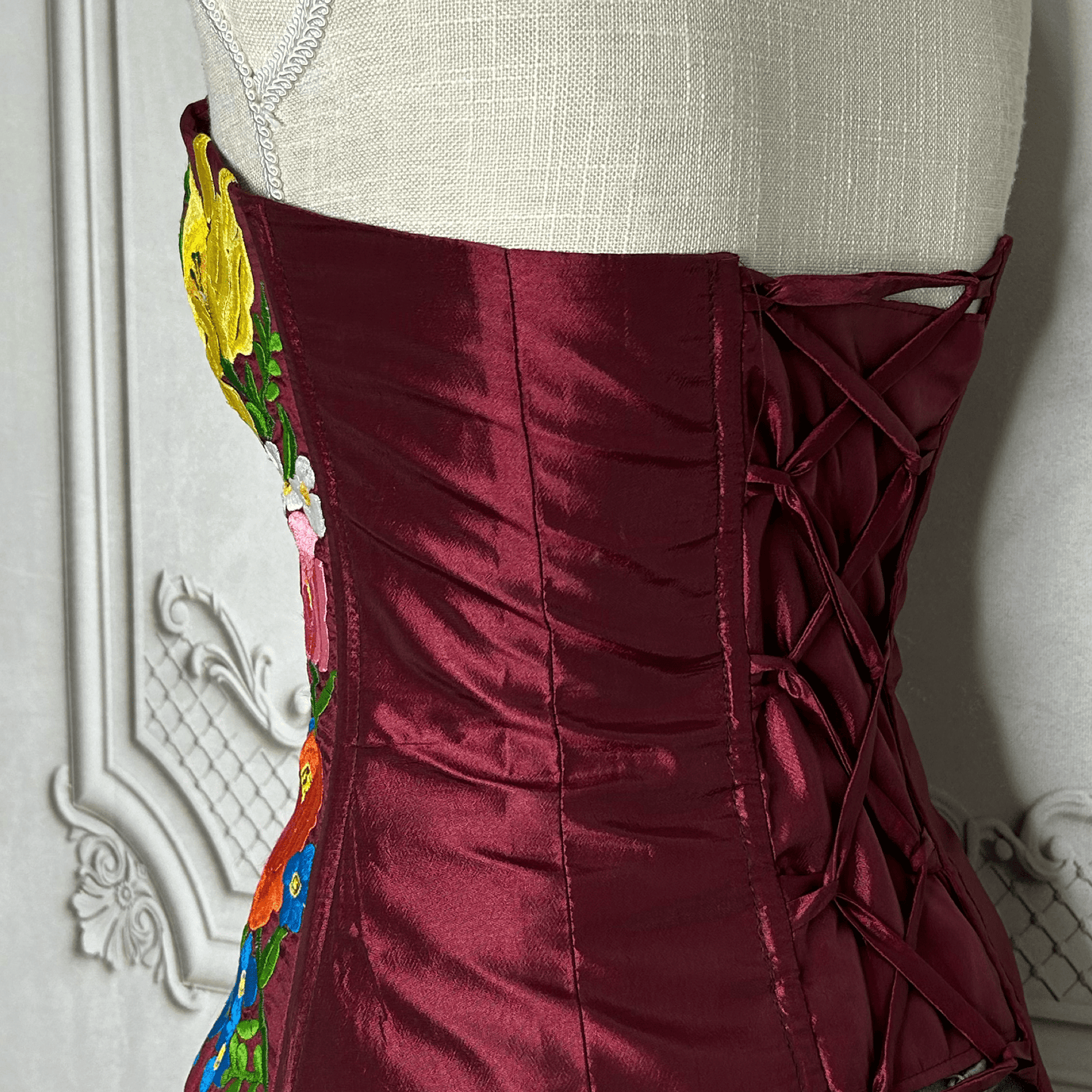 Mexican Embroidered Corset