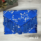 Mexican Embroidered Crossbody Clutch - Zinnia Mexican Embroidered Crossbody Clutch - Zinnia