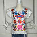 Mexican Embroidered Hummingbird Tunic Mexican Embroidered Hummingbird Tunic