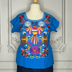 Mexican Embroidered Hummingbird Tunic Mexican Embroidered Hummingbird Tunic