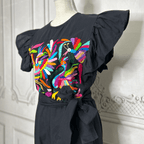 Mexican Embroidered Otomi Jumpsuit Mexican Embroidered Otomi Jumpsuit