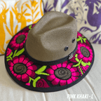 Mexican Embroidered Sun Hat - Daisy Mexican Embroidered Sun Hat - Daisy