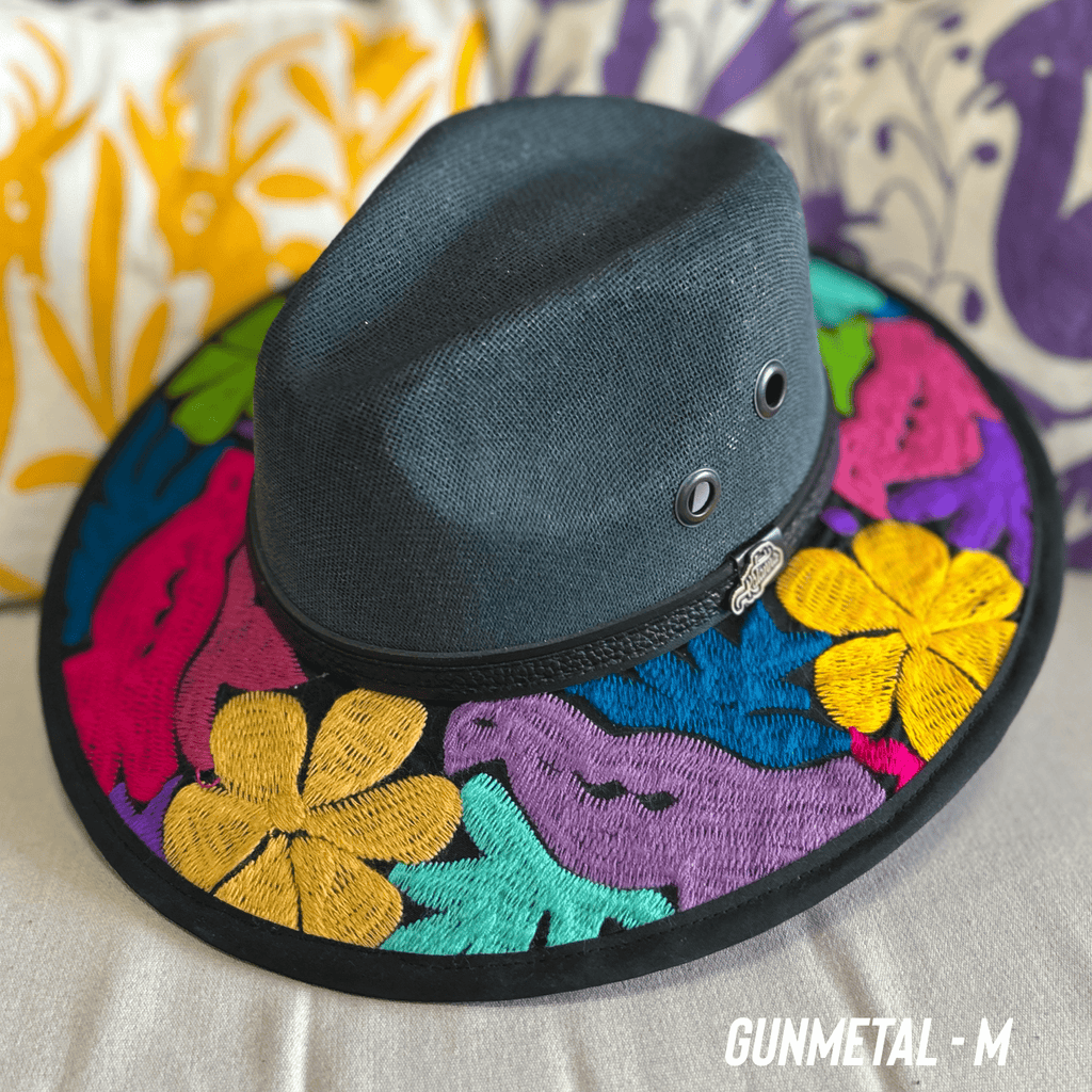 Mexican Embroidered Sun Hat - Jalapa Mexican Embroidered Sun Hat - Jalapa