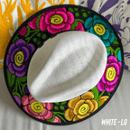 Mexican Embroidered Sun Hat Zinnia Mexican Embroidered Sun Hat Zinnia