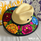 Mexican Embroidered Sun Hat Zinnia Mexican Embroidered Sun Hat Zinnia