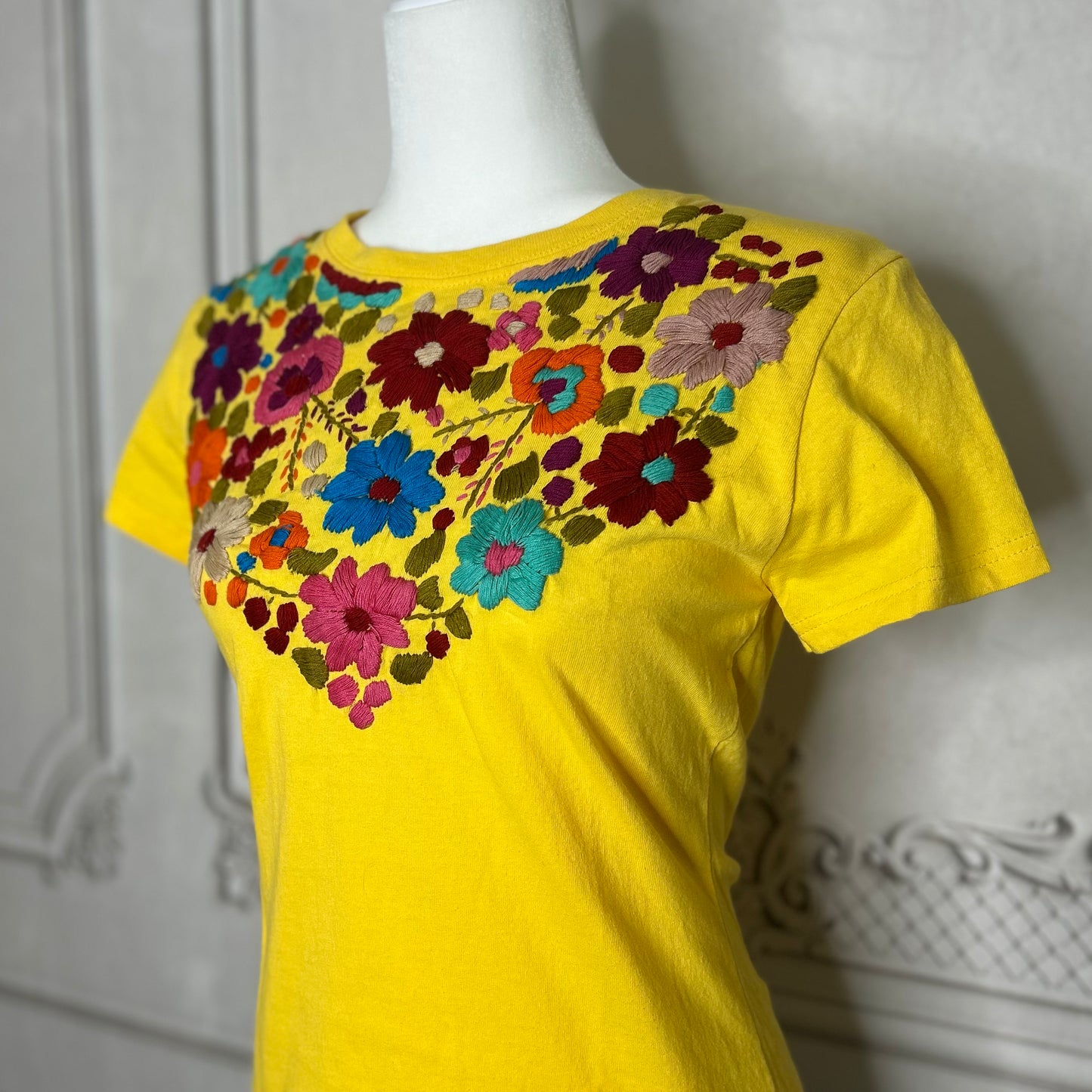 Mexican Embroidered T-Shirt - Rosie Mexican Embroidered T-Shirt - Rosie