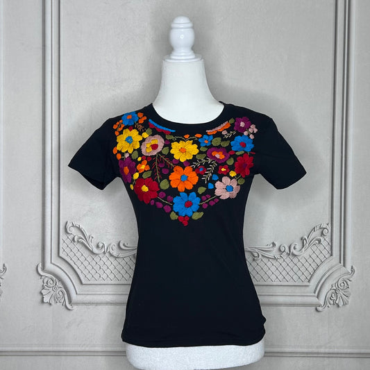 Mexican Embroidered T-Shirt - Rosie Mexican Embroidered T-Shirt - Rosie