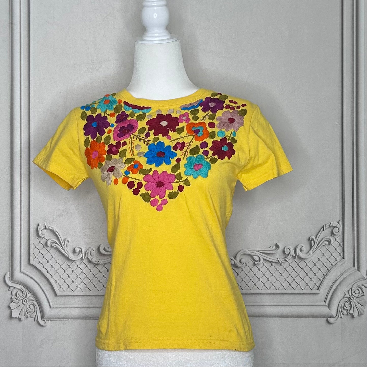 Mexican Embroidered T-Shirt - Rosie Mexican Embroidered T-Shirt - Rosie