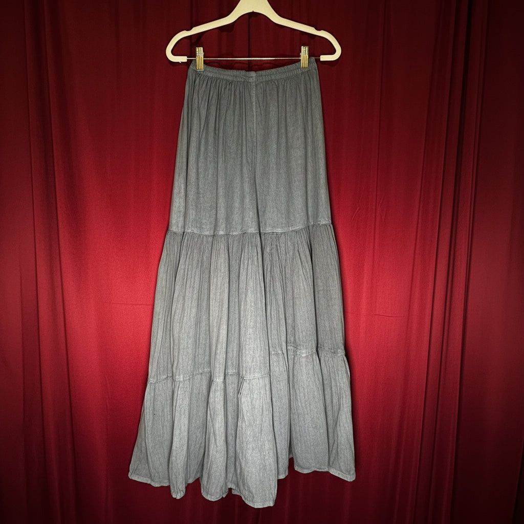 Mexican Gauze Tiered Selena Palazo Pants Mexican Gauze Tiered Selena Palazo Pants