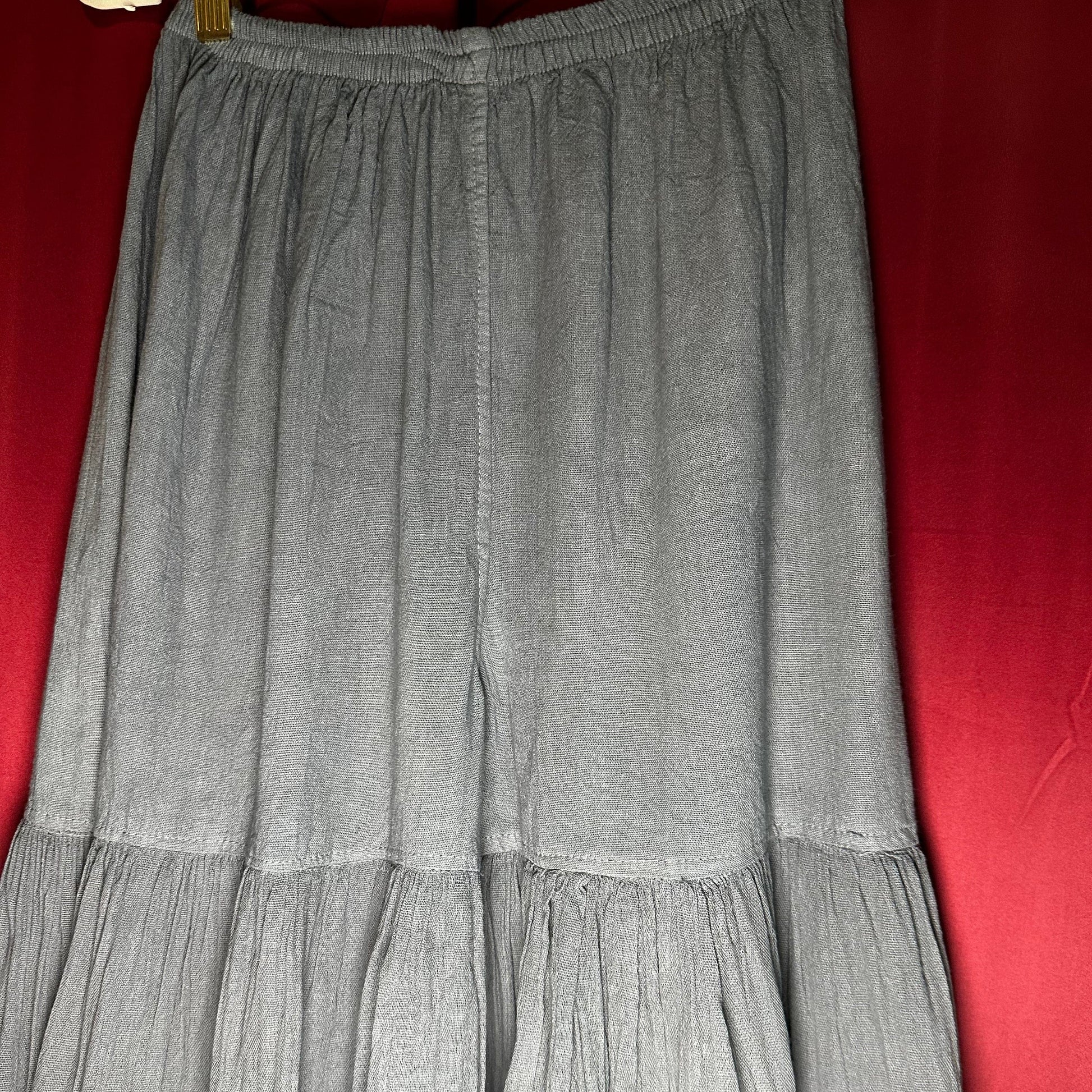 Mexican Gauze Tiered Selena Palazo Pants Mexican Gauze Tiered Selena Palazo Pants