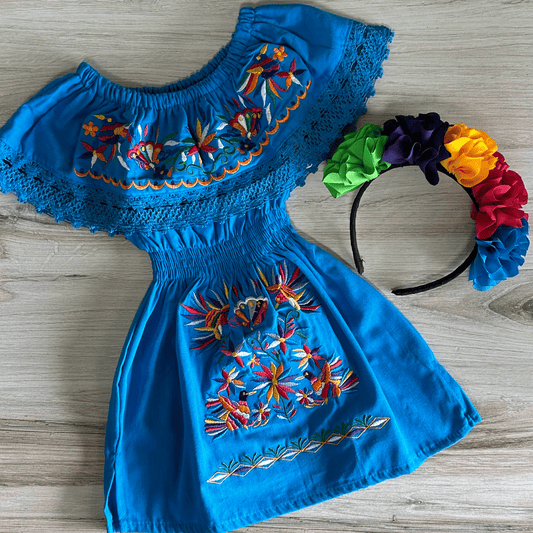 Mexican Girl Off Shoulder Dress - Otomi