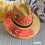 Mexican Hand Painted  Sun Hat - Daisy Mexican Hand Painted  Sun Hat - Daisy