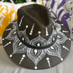 Mexican Hand Painted  Sun Hat - Gypsy Mexican Hand Painted  Sun Hat - Gypsy