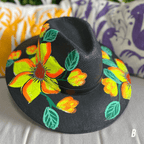 Mexican Hand Painted  Sun Hat Mexican Hand Painted  Sun Hat