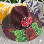 Mexican Hand Painted  Sun Hat Mexican Hand Painted  Sun Hat