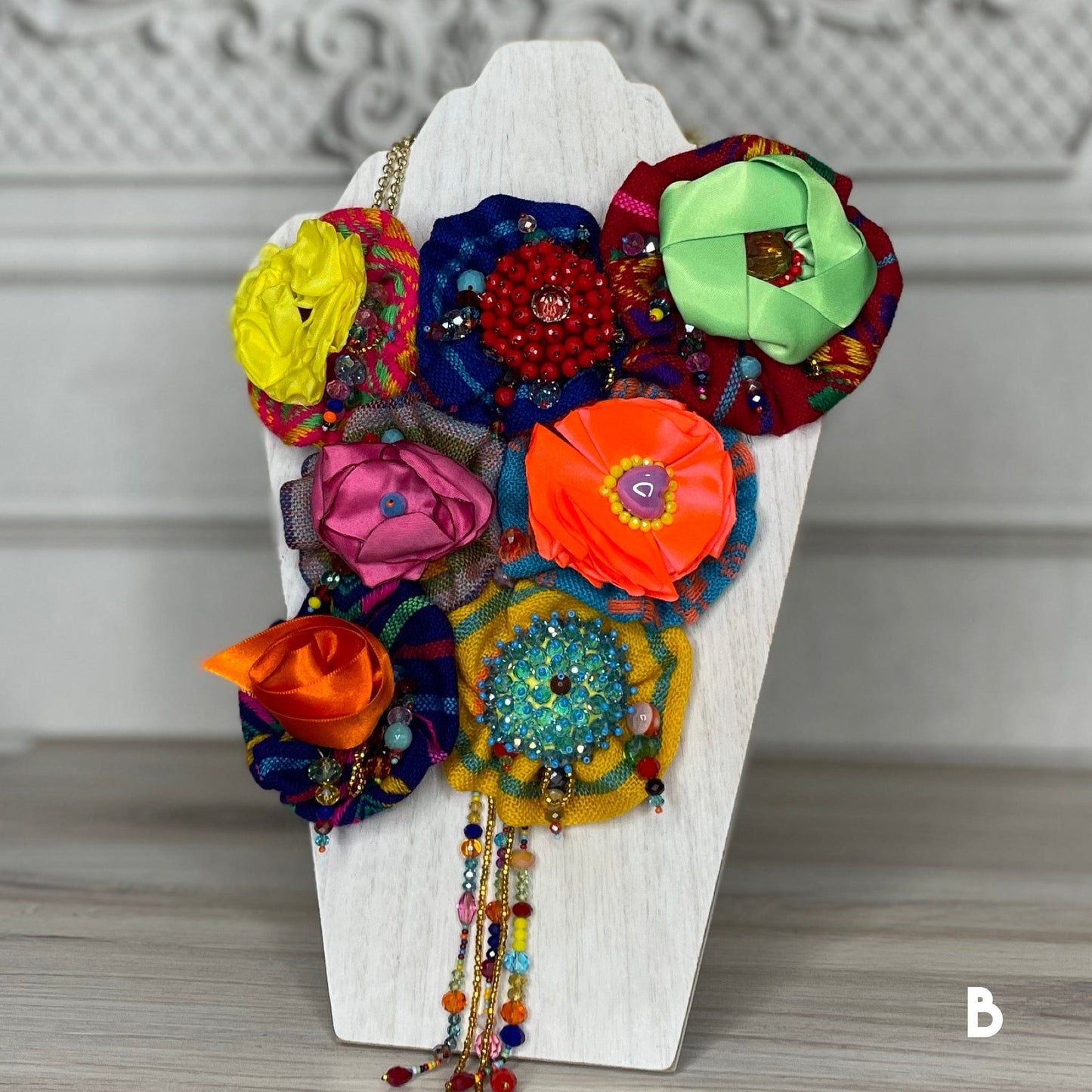 Mexican Jumbo Flower Necklace