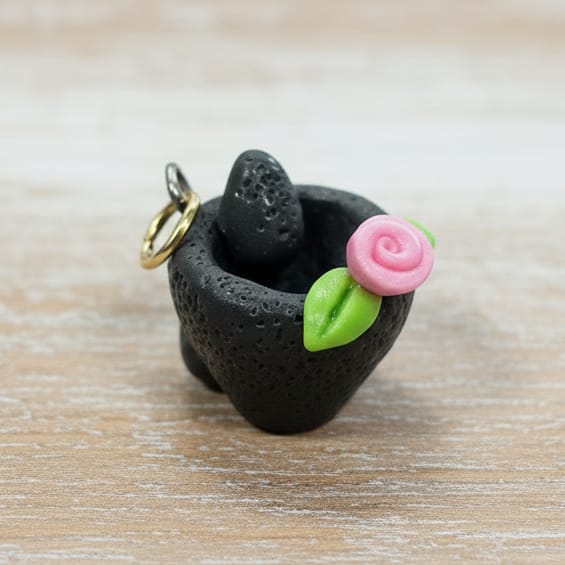 Mexican Molcajete Charm Mexican Molcajete Charm | Handmade in Mexico | Camelia