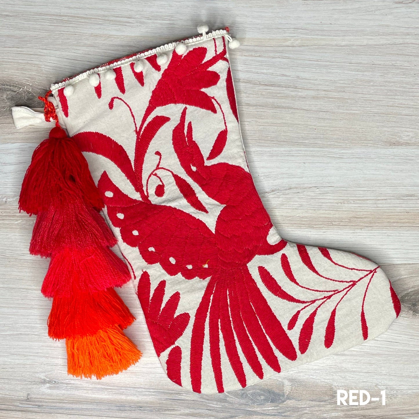 Mexican Otomi Christmas Stocking