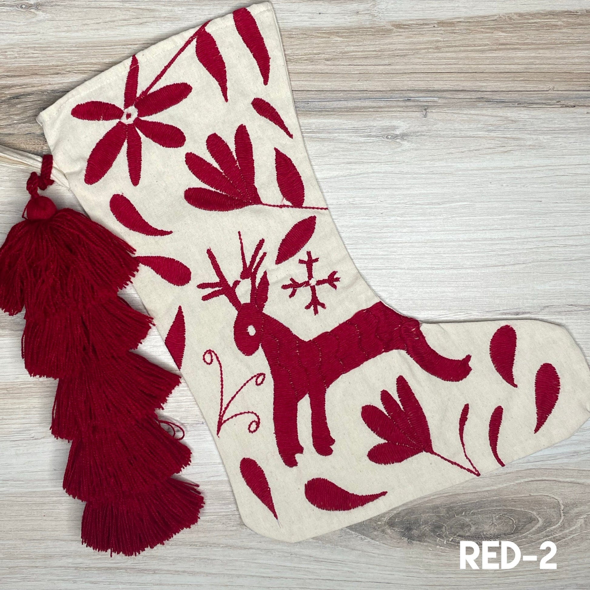 Mexican Otomi Christmas Stocking