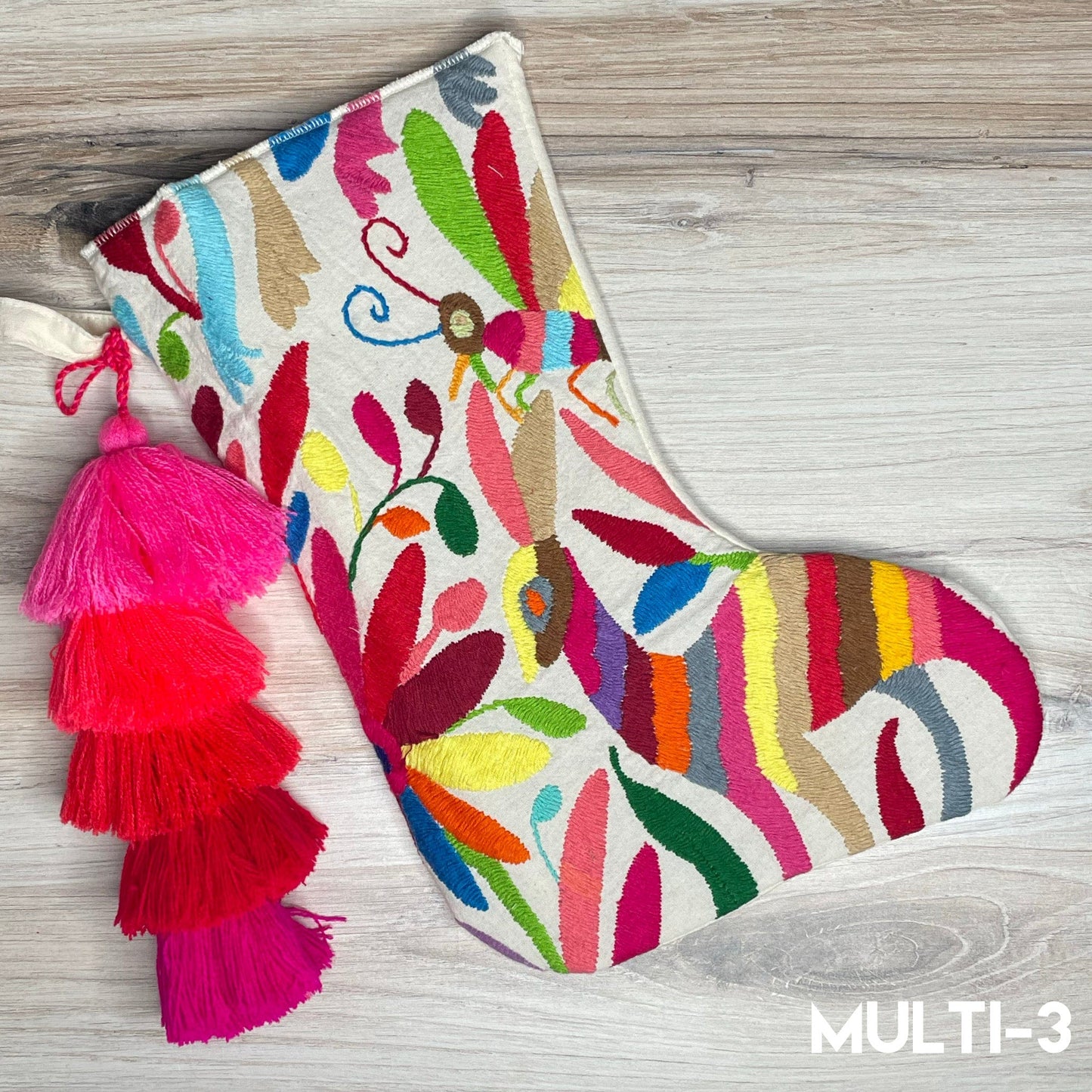 Mexican Otomi Christmas Stocking