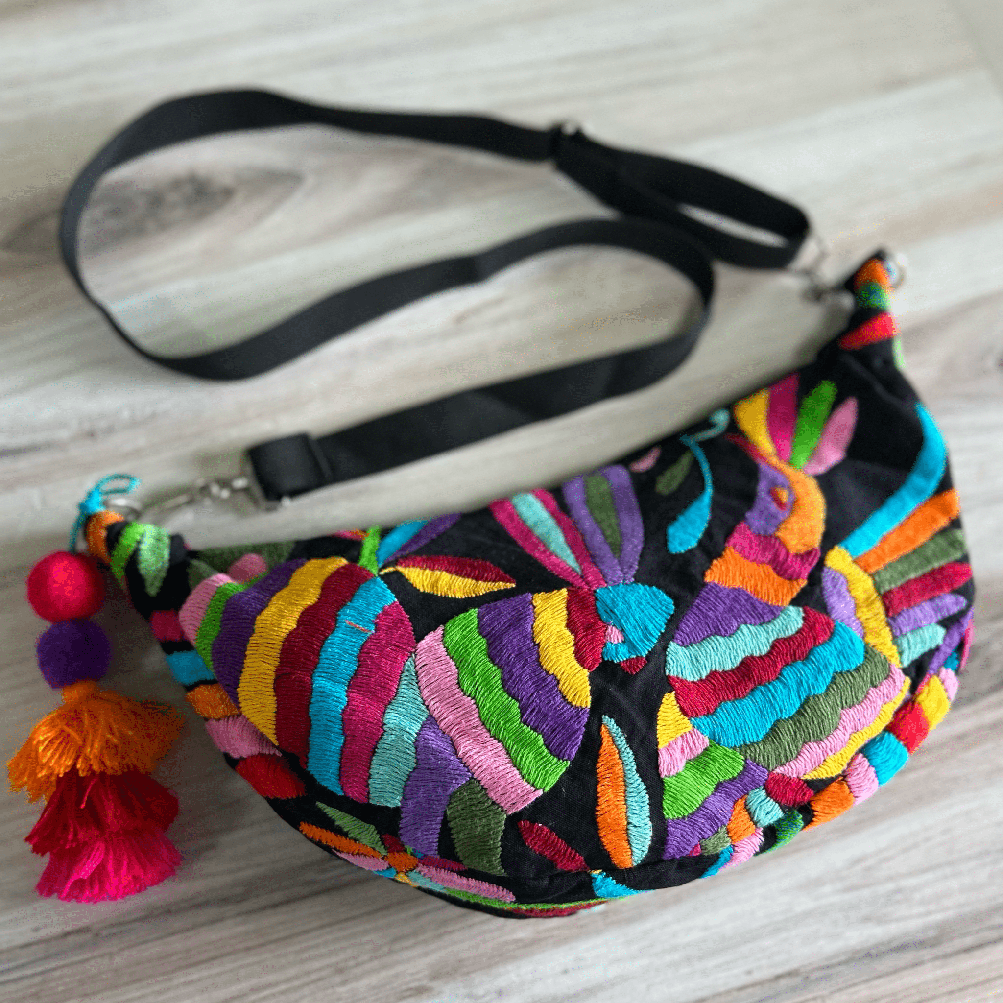 Mexican Otomi Hobo Crossbody Mexican Otomi Hobo Crossbody