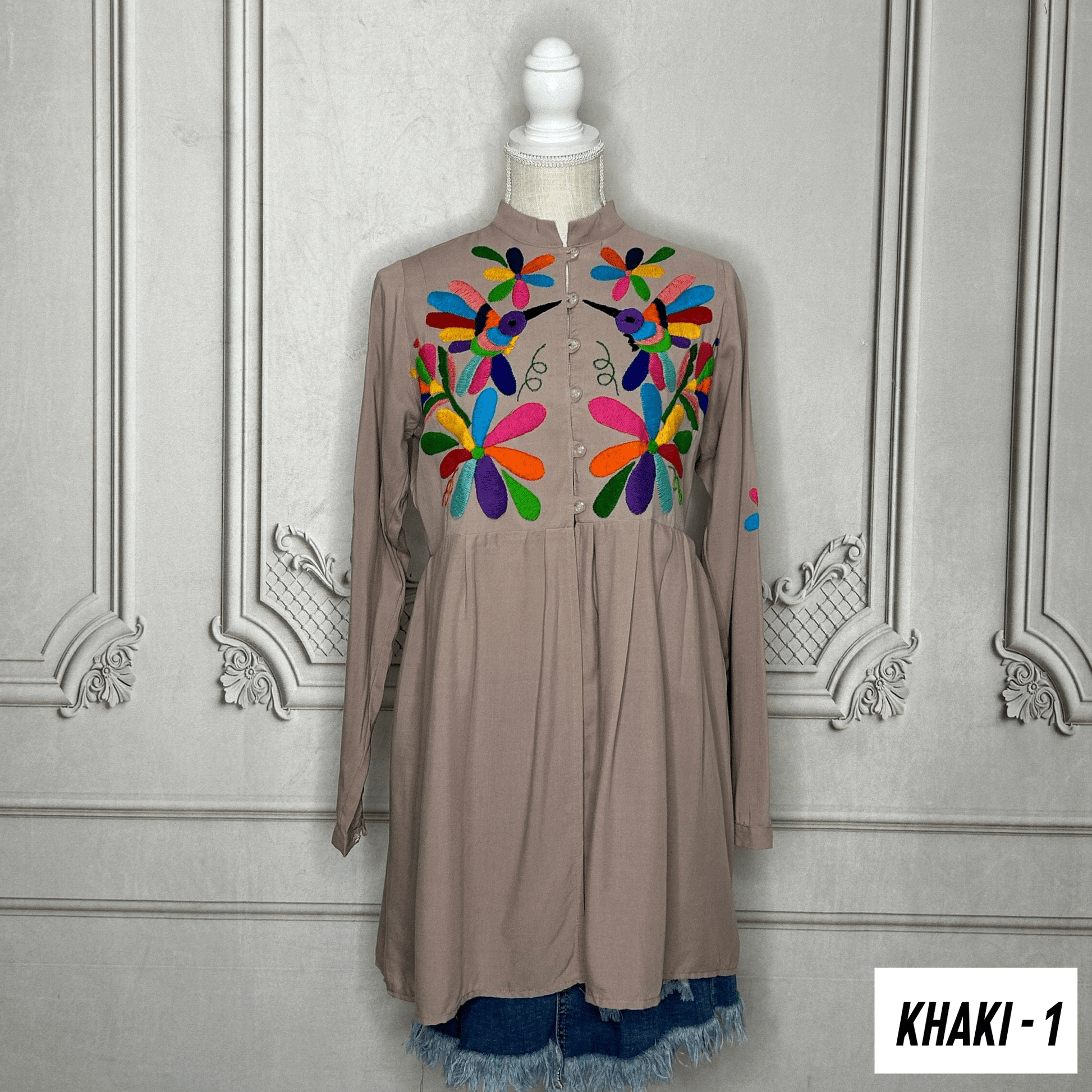 Mexican Otomi Rayon Tunic - Princess Mexican Otomi Rayon Tunic - Princess