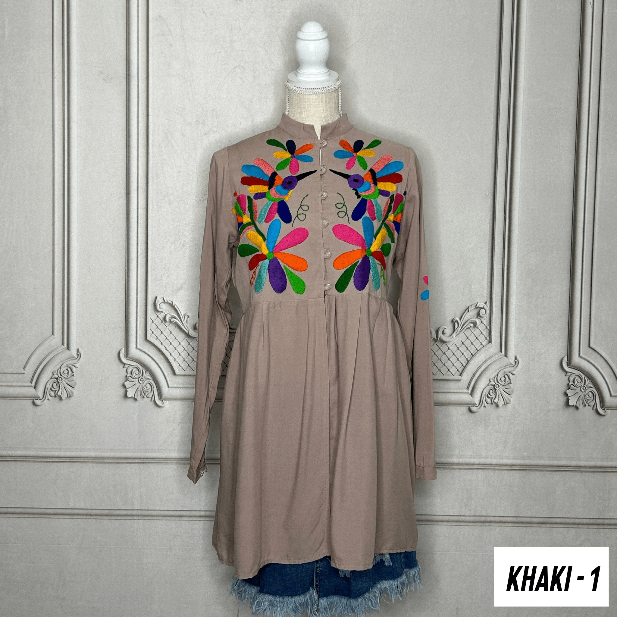 Mexican Otomi Rayon Tunic - Princess Mexican Otomi Rayon Tunic - Princess