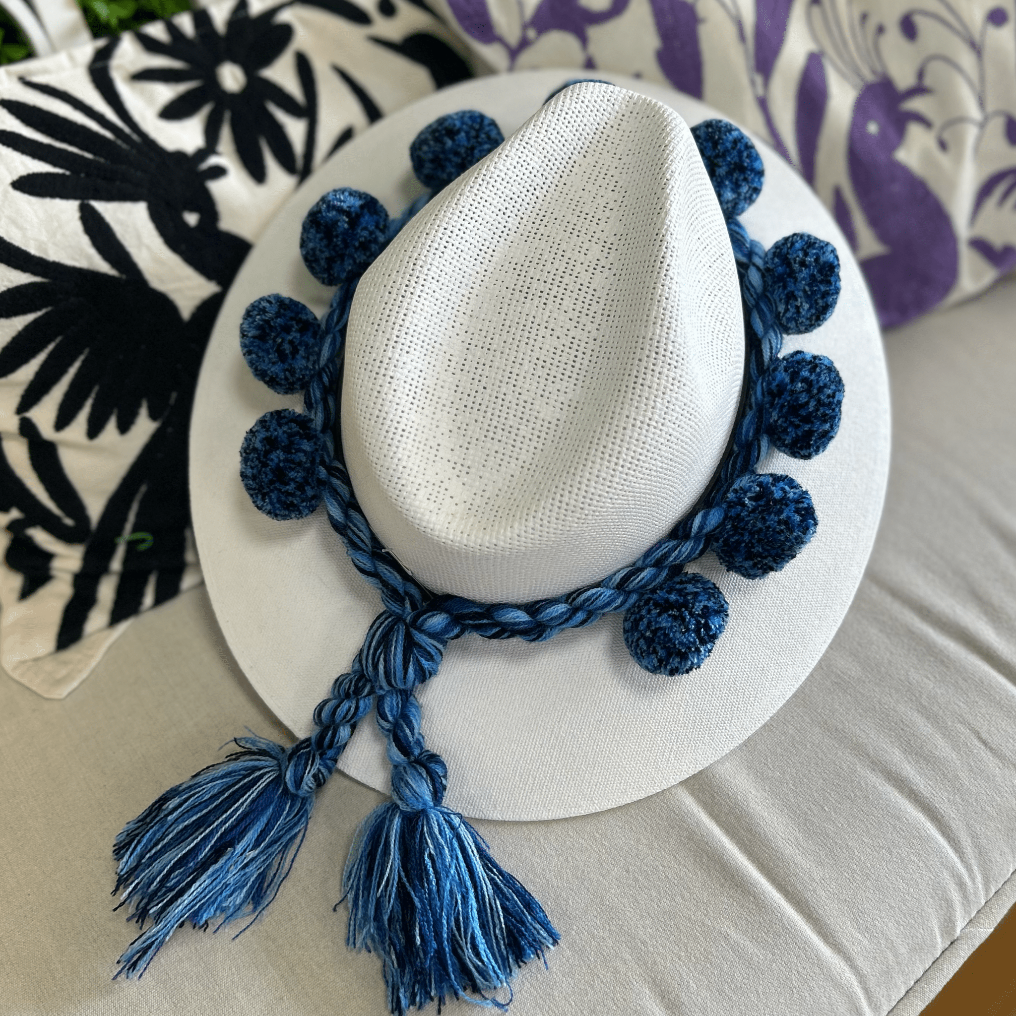 Mexican Pom Pom Hat Band Mexican Pom Pom Hat Band