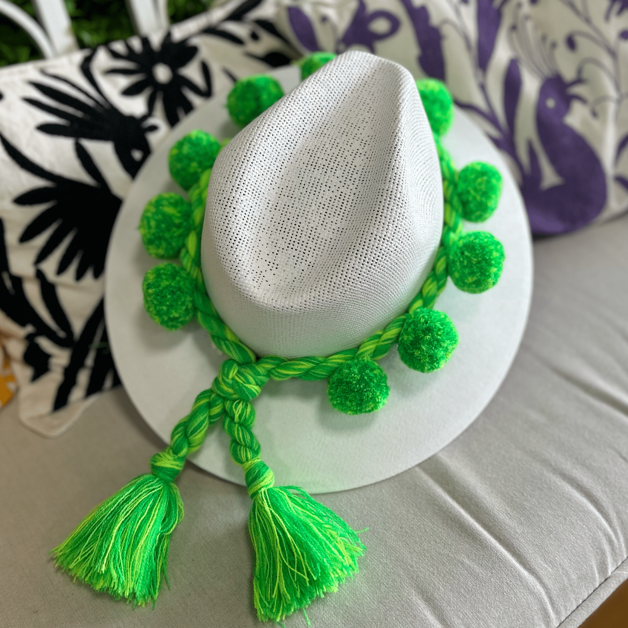 Mexican Pom Pom Hat Band Mexican Pom Pom Hat Band