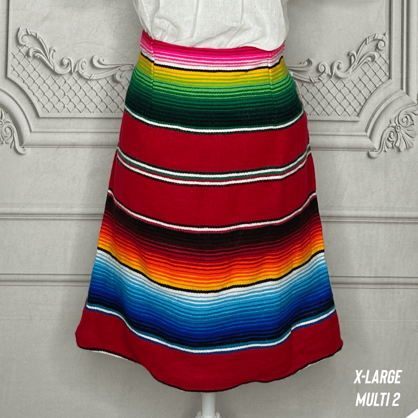 Mexican Sarape Skirt