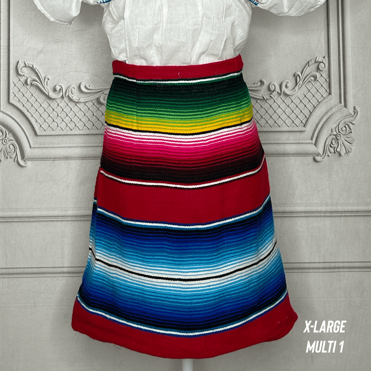 Mexican Sarape Skirt