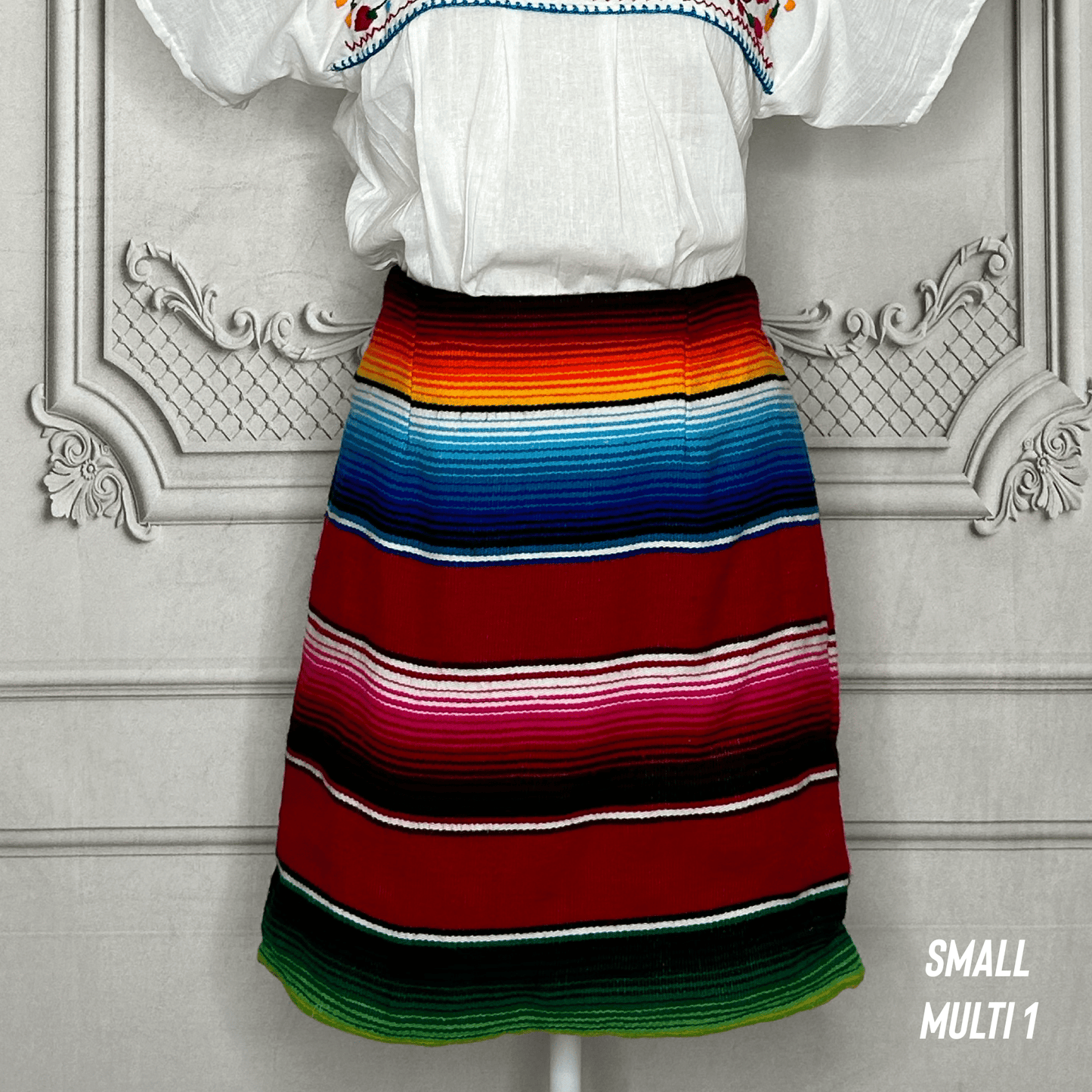 Mexican Sarape Skirt