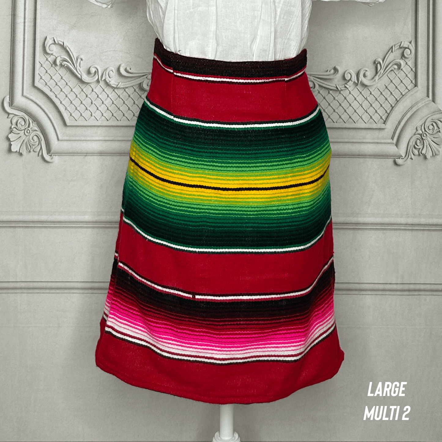 Mexican Sarape Skirt