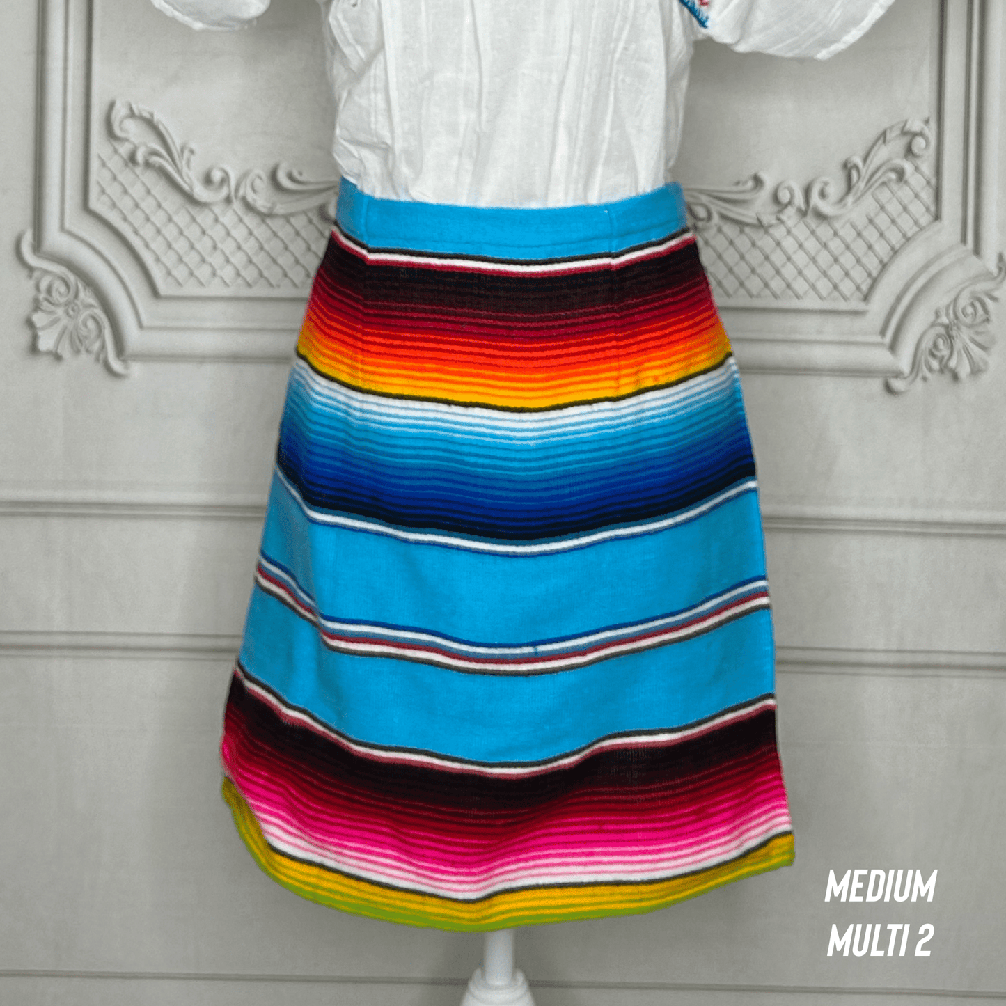 Mexican Sarape Skirt