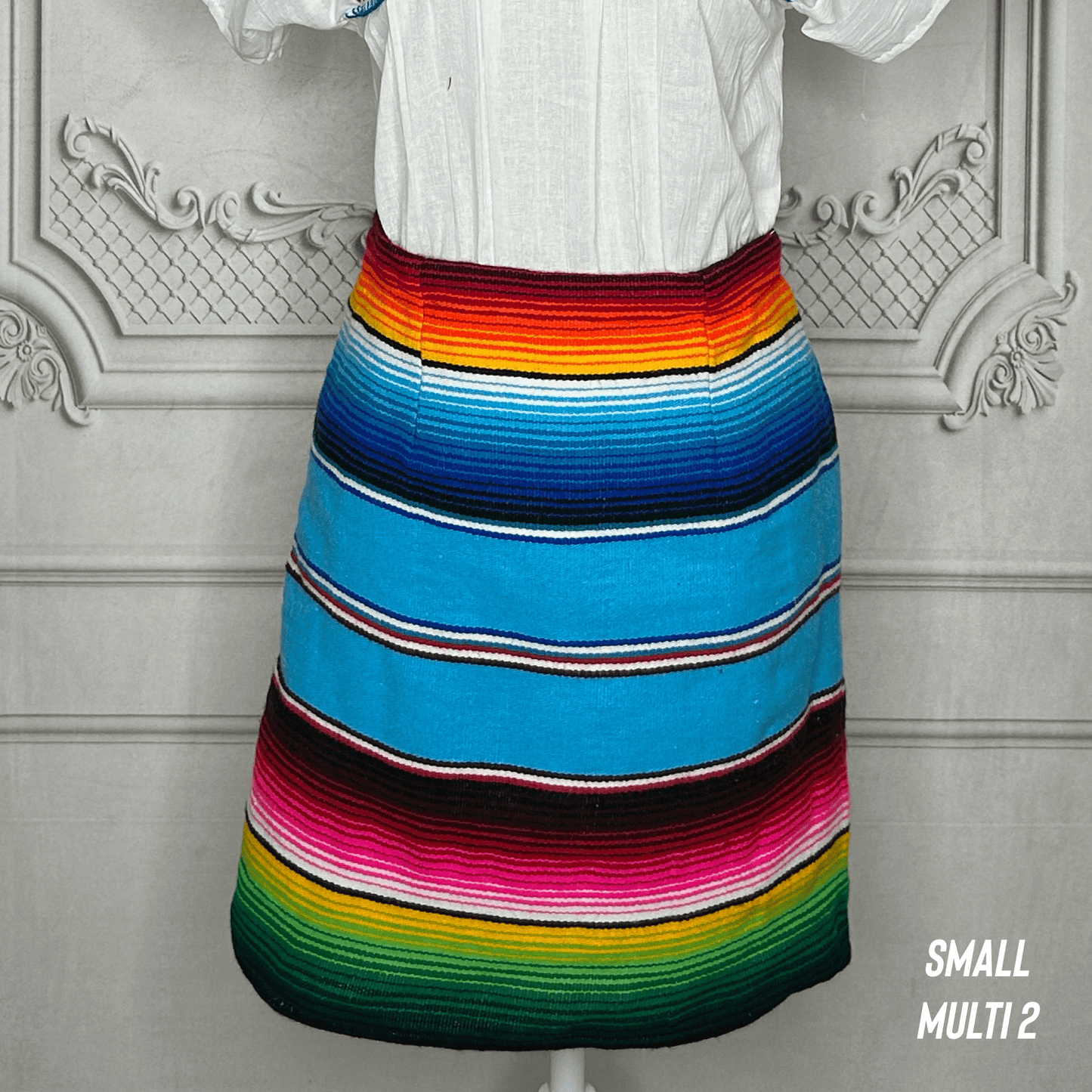 Mexican Sarape Skirt