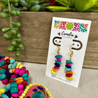 Mexican Seed Necklace San Antonino Heart