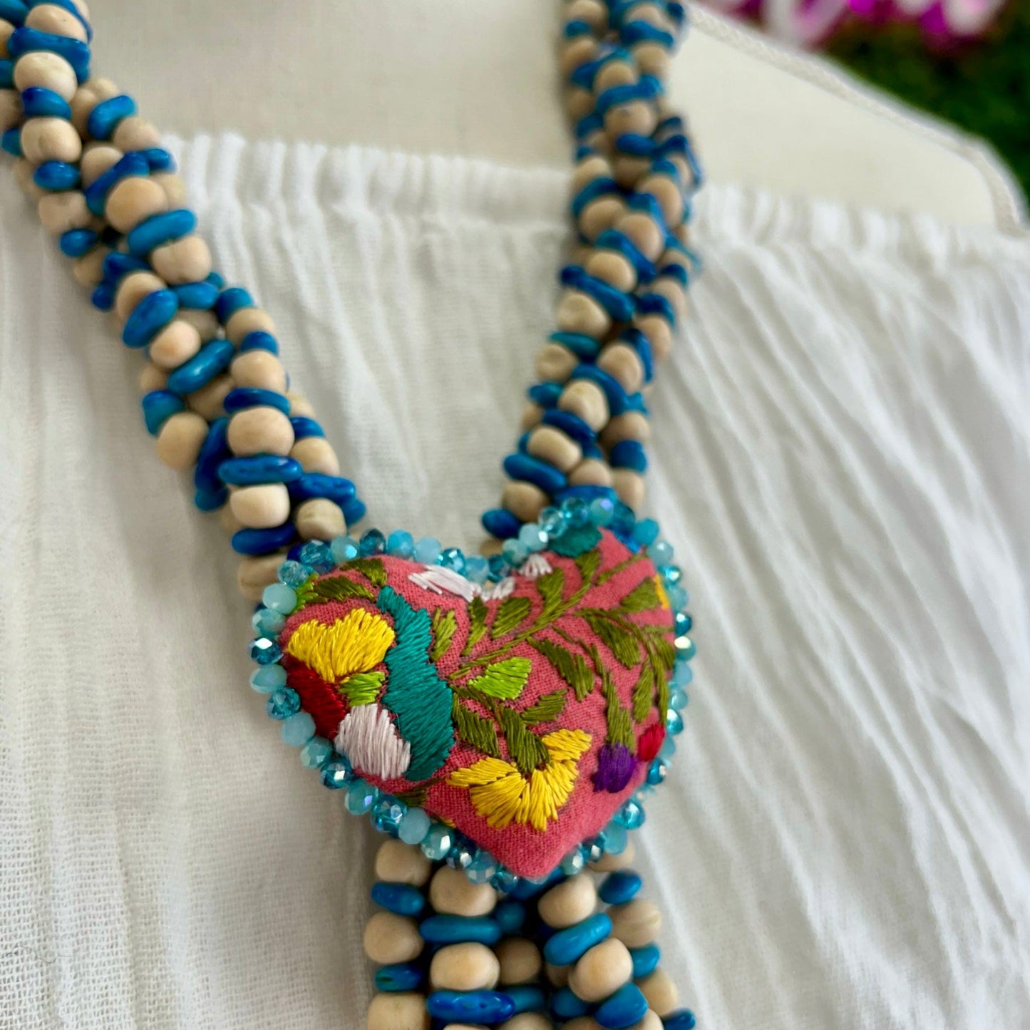 Mexican Seed San Antonino Necklace