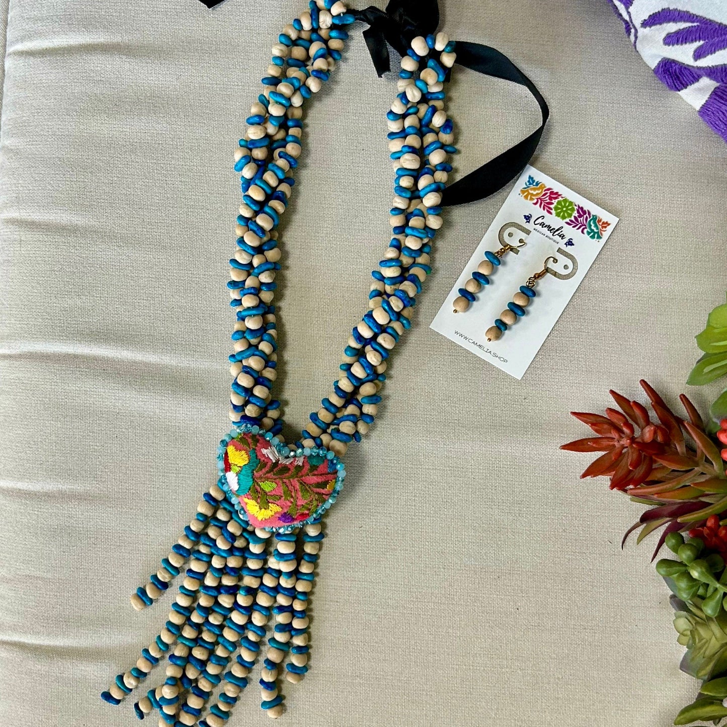 Mexican Seed San Antonino Necklace