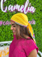 Mexican Silk Embroidered Scarf Mexican Silk Embroidered Scarf