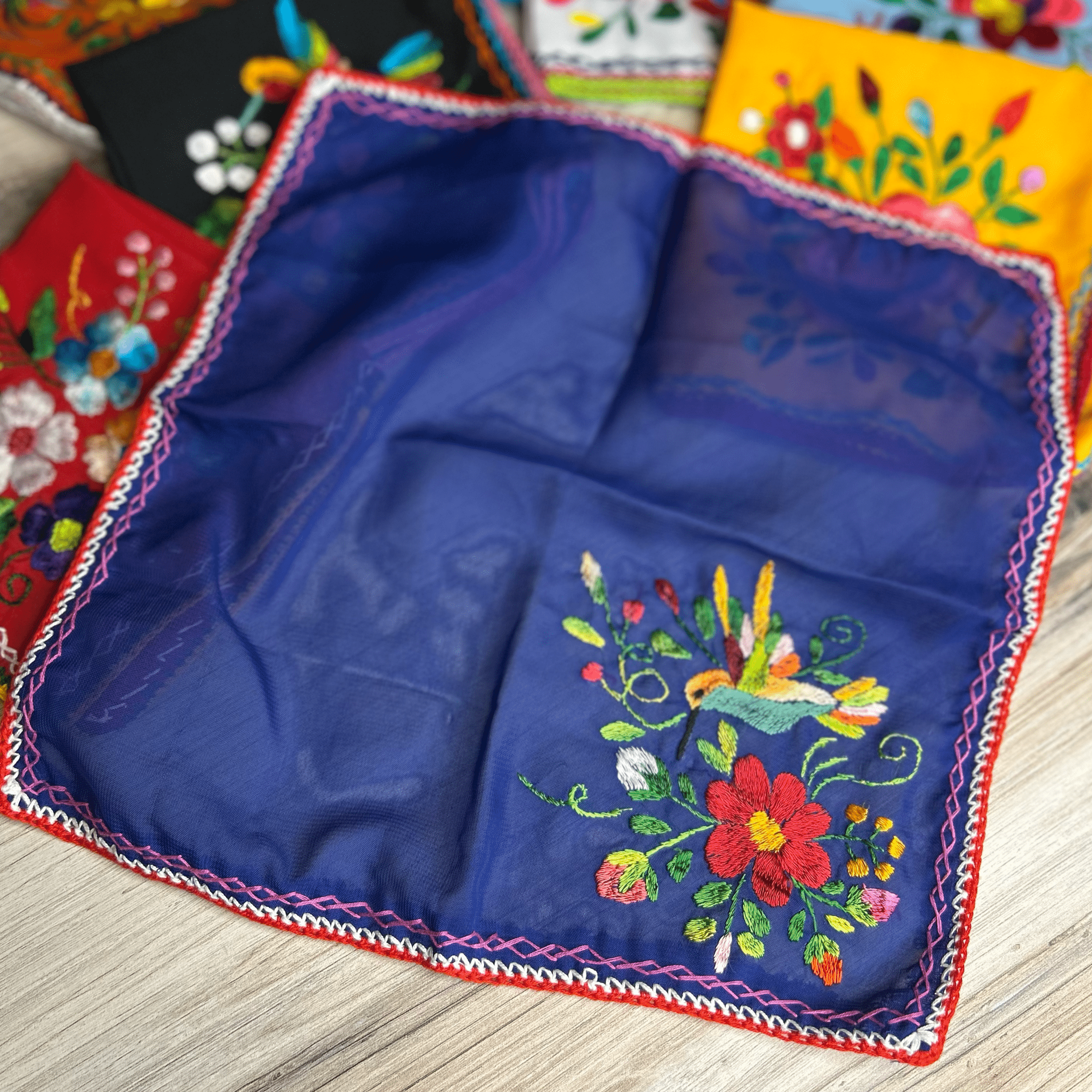 Mexican Silk Embroidered Wristlet Bracelet Mexican Silk Embroidered Wristlet Bracelet