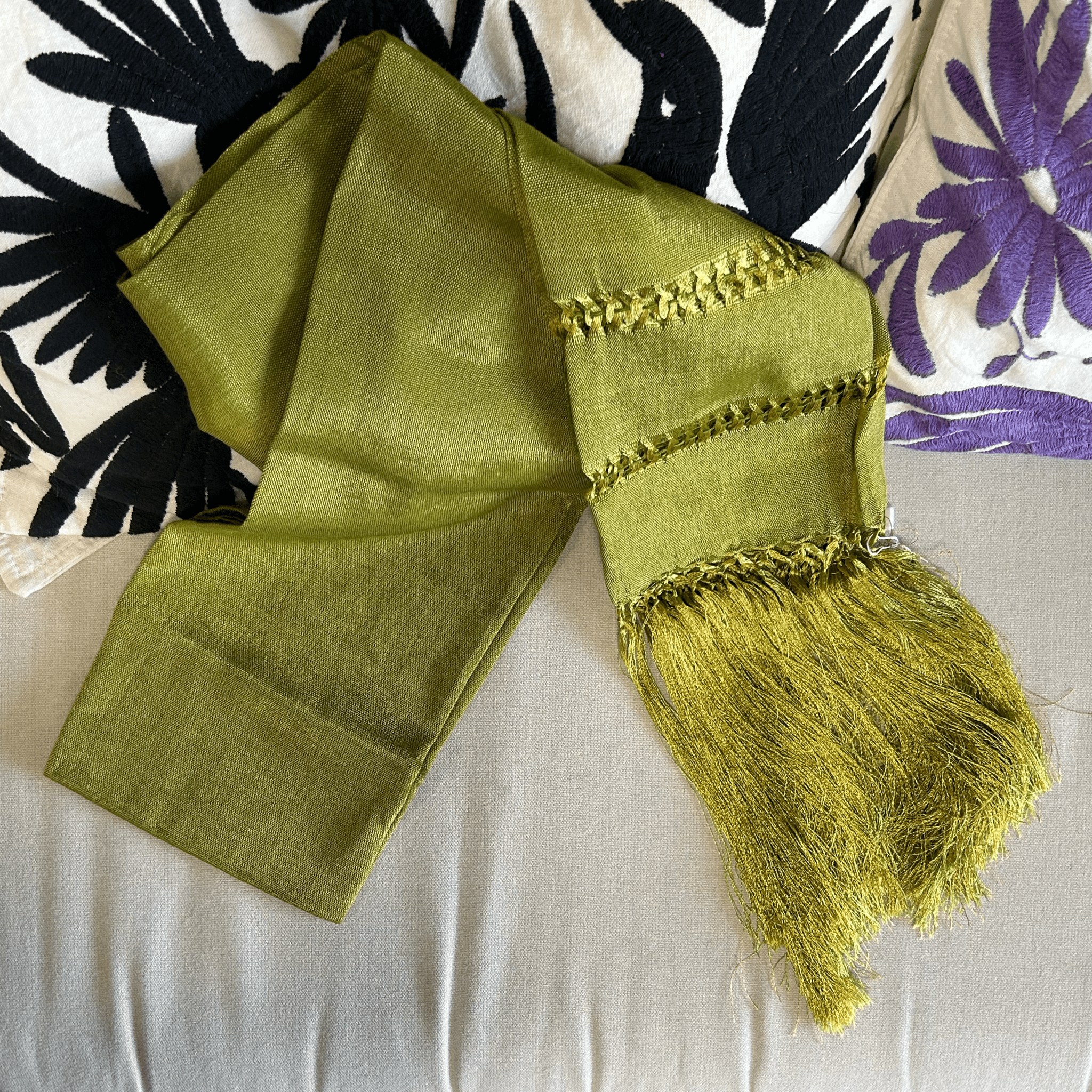 Mexican Silk Shawl Mexican Silk Shawl