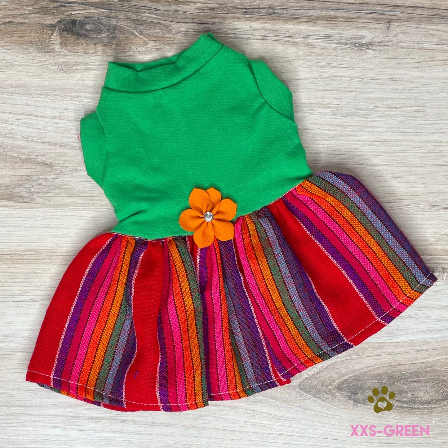 Mexican Style Dog Dress - Cambaya