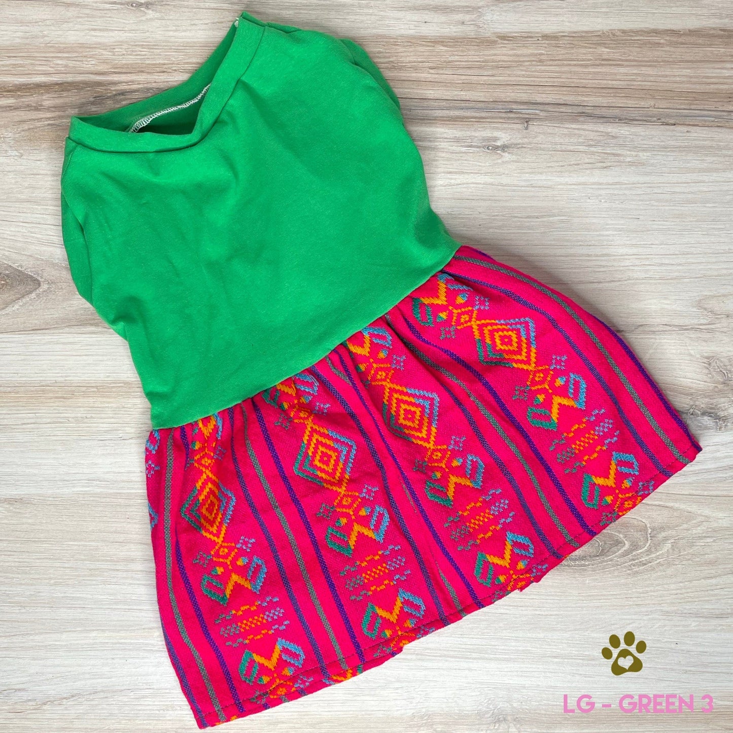 Mexican Style Dog Dress - Cambaya