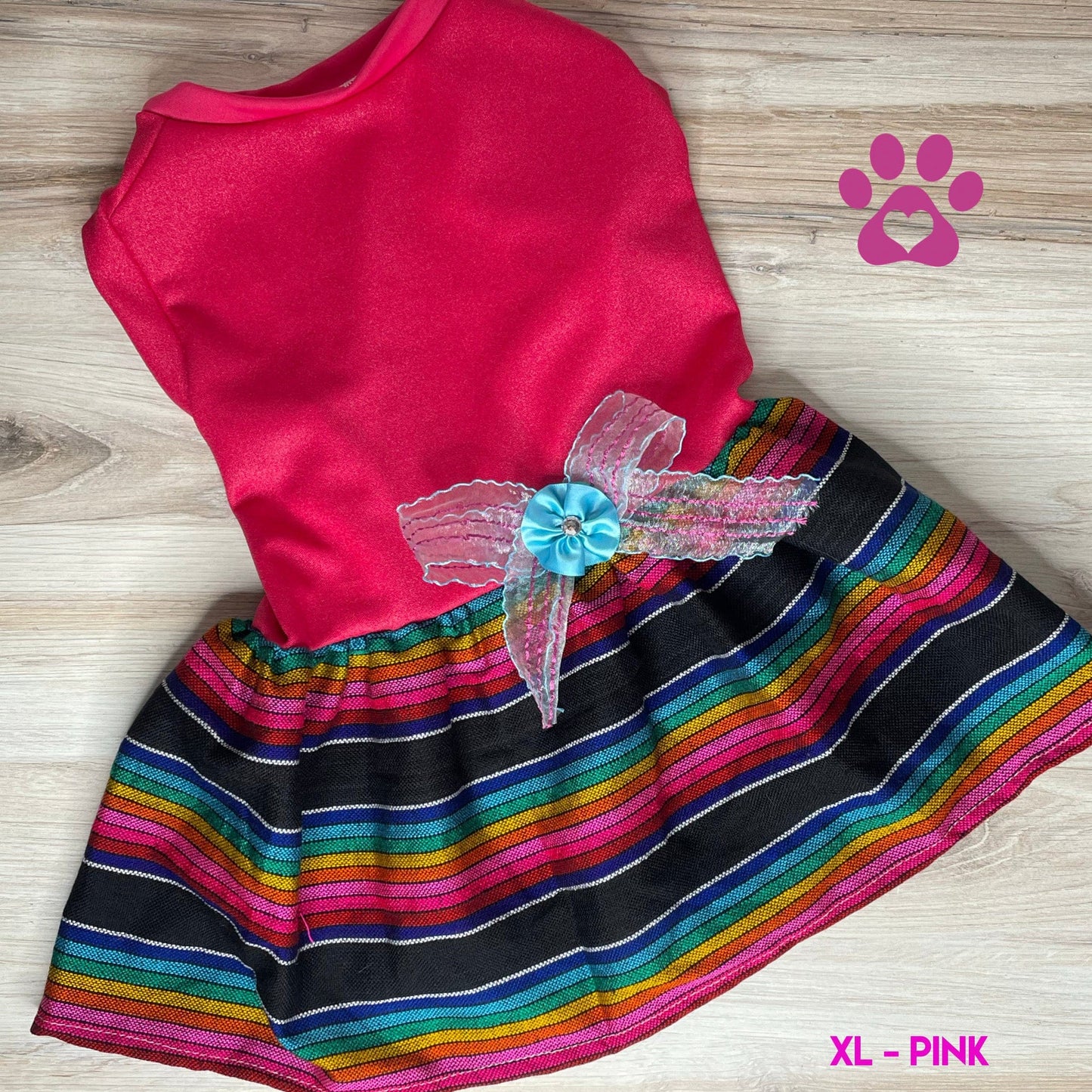 Mexican Style Dog Dress - Cambaya