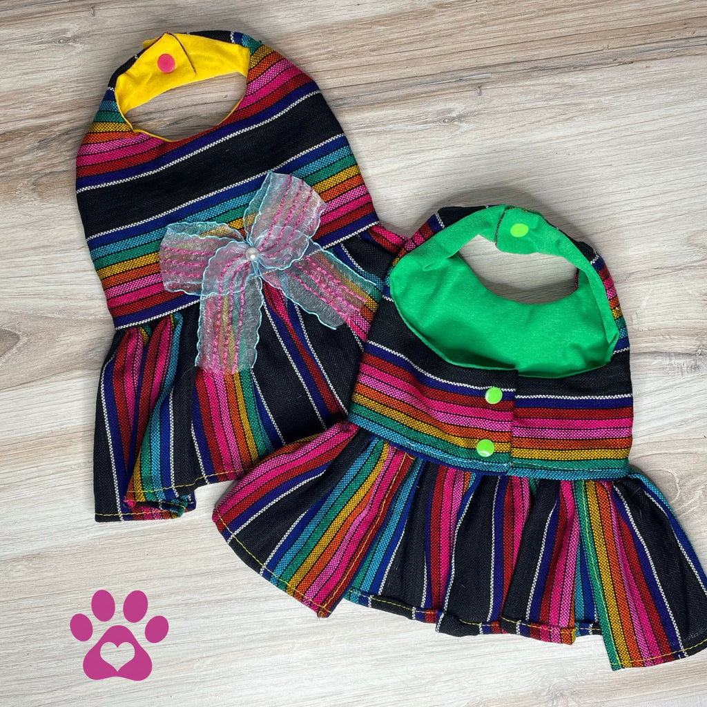 Mexican Style Dog Dress - Cambaya Halter