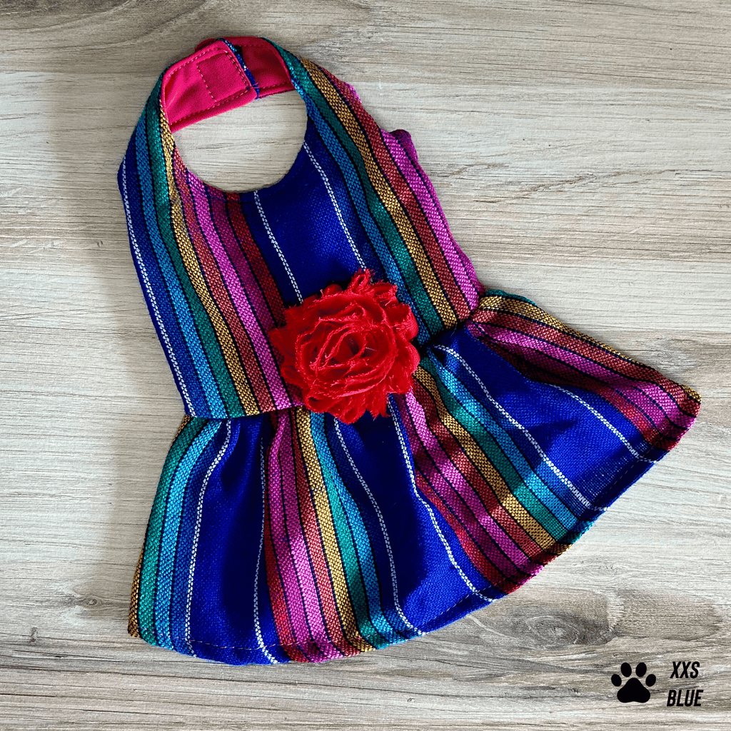 Mexican Style Dog Dress - Cambaya Halter